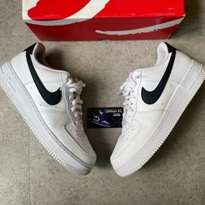 Nike Air Force 1 Low White/Black Prebble